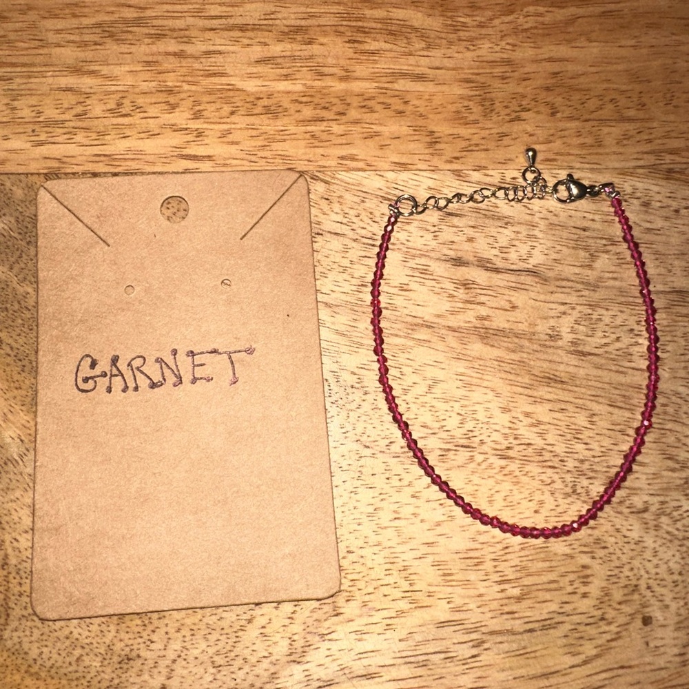 Red Beaded Bracelet